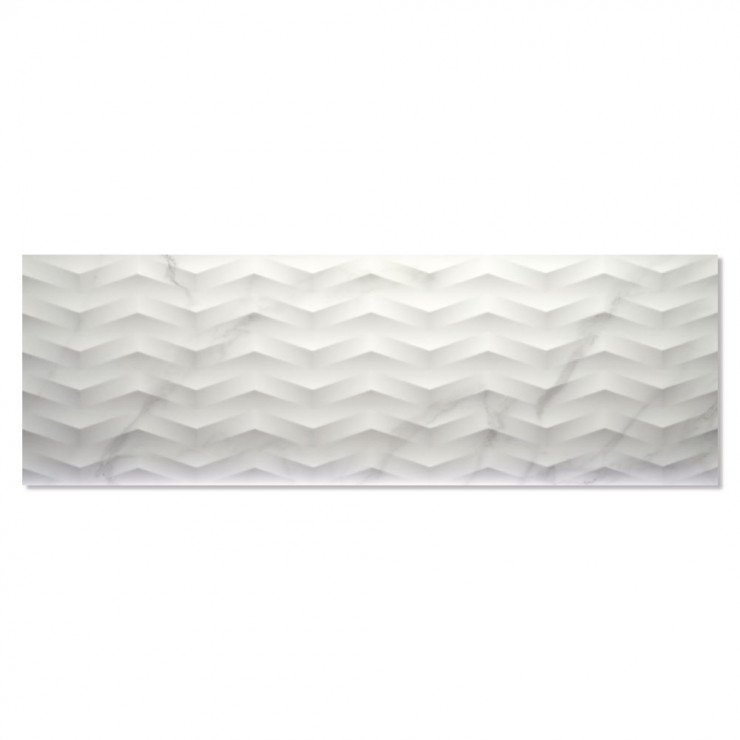 Marmor Kakel Lilac Vit Matt-Relief 40x120 cm-0